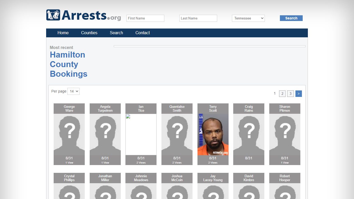 Hamilton County Arrests and Inmate Search