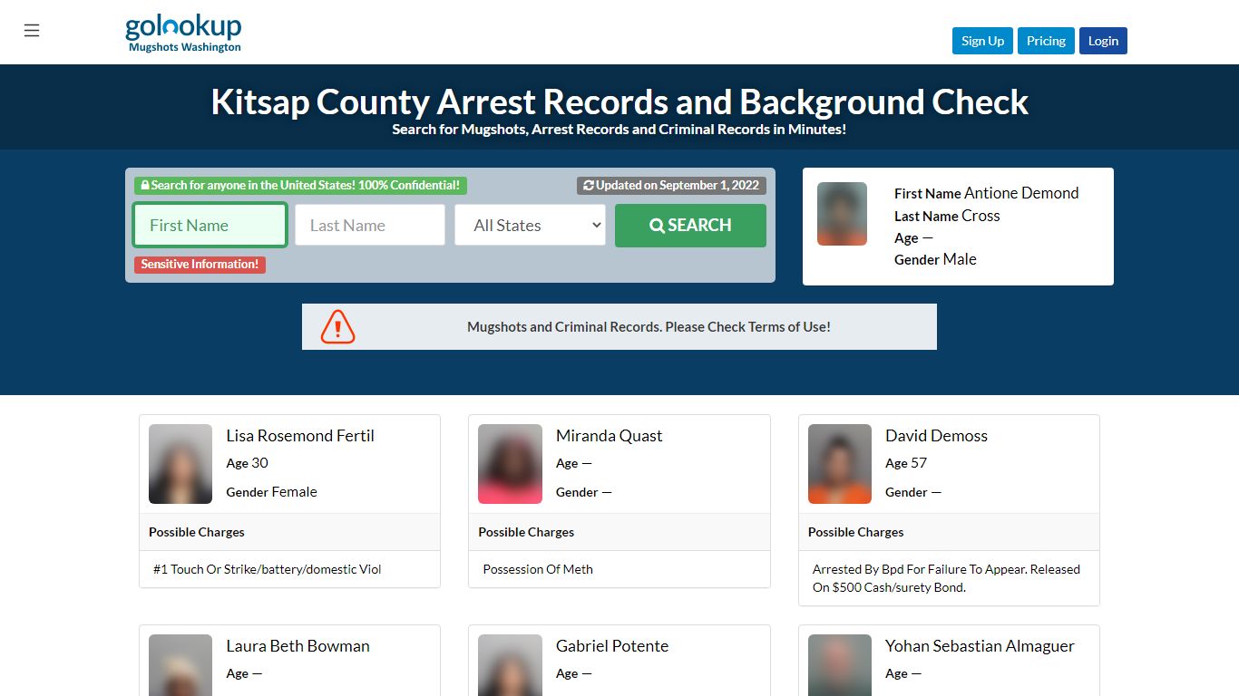 Kitsap County Mugshots, Kitsap County Arrest Records - GoLookUp